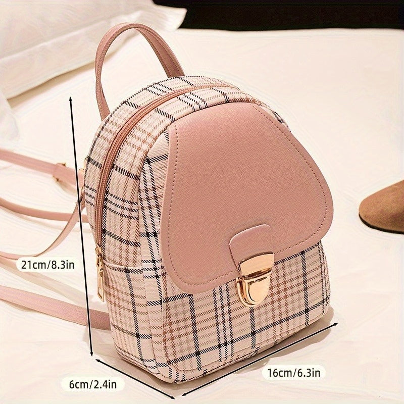 Fashionable New Colorful Small Bag, a Mini Backpack Perfect for Vacation Outings, Can Be Worn As a Shoulder Or Crossbody Bag for Women.